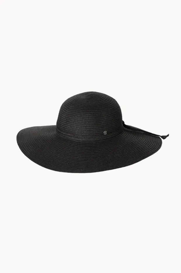 Women Cherry Red Paper Wide Brim Floppy Hat
