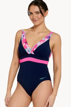 Women Zoggs Paradiso Square Back One Piece