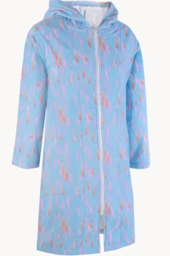 Women Back Beach Co Pastel Breeze Hooded Towel Robe S/M