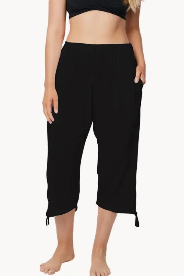 Women Sundrenched Plain 3/4 Pant