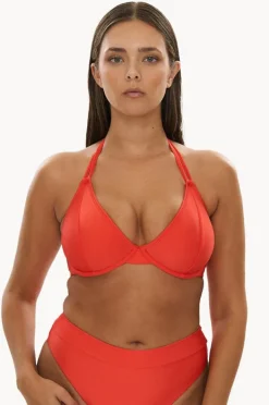 Women Raq Apparel Plain FF/G Cup Underwire Halter
