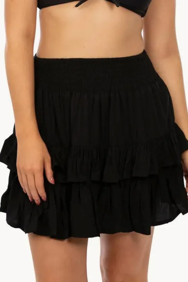 Women Sundrenched Plain Havana Skirt