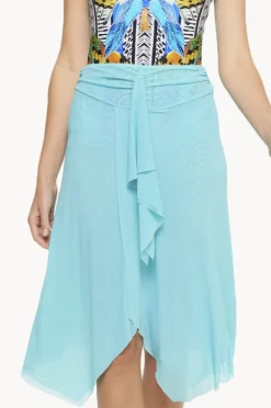 Women Togs Swimwear Plain Mesh Frill Skirt