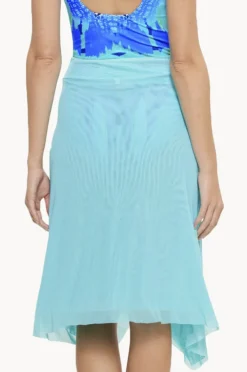 Women Togs Swimwear Plain Mesh Frill Skirt