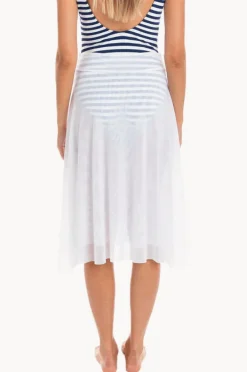 Women Togs Swimwear Plain Mesh Frill Skirt