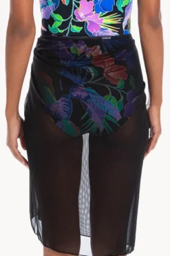 Women Togs Swimwear Plain Mesh Sarong