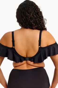Women Elomi Swimwear Plain Sailing G Cup Ruffle Plunge Bra