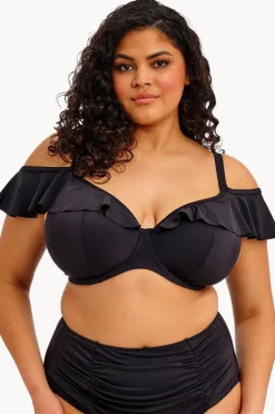 Women Elomi Swimwear Plain Sailing Gg Cup Ruffle Plunge Bra