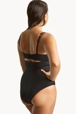 Women Panache Plain Serena F Cup Square Neck One Piece
