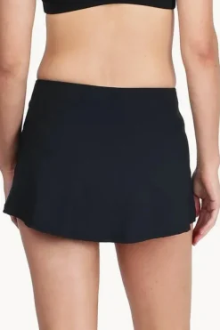 Women Base Swim Plain Skirted Pant