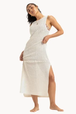 Women Roxy Playa Mood Crochet Dress