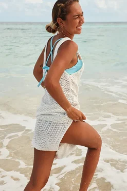 Women Roxy Playa Mood Crochet Dress