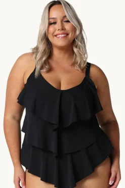 Women Capriosca Pool Tiered Frill Tankini Separate