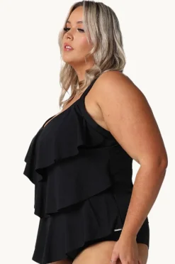 Women Capriosca Pool Tiered Frill Tankini Separate