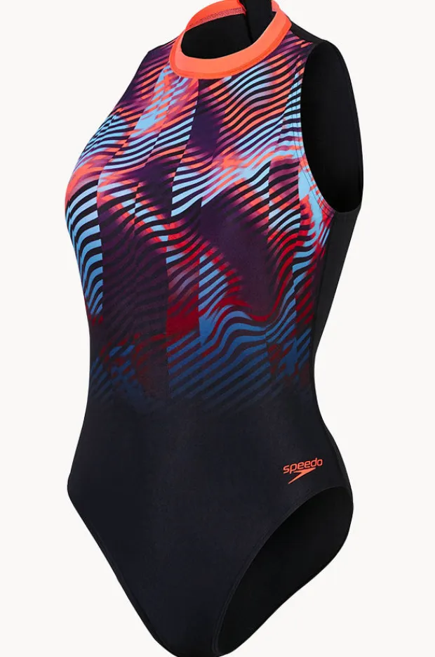 Women Speedo Printed Hydrasuit One Piece