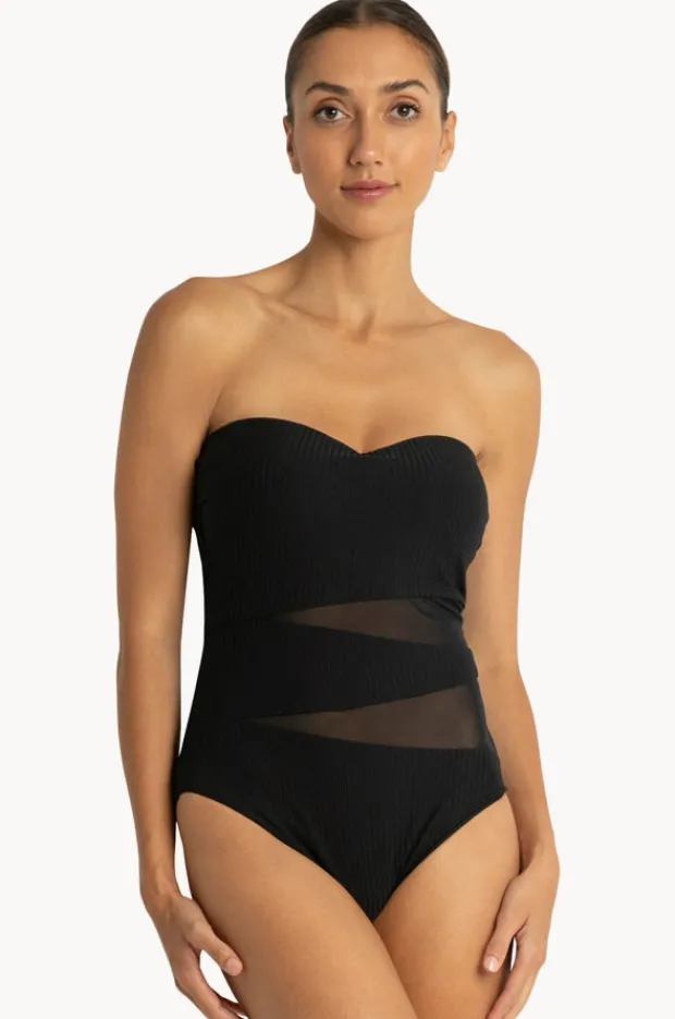 Women Sunseeker Reset D/DD Cup Spliced Bandeau One Piece
