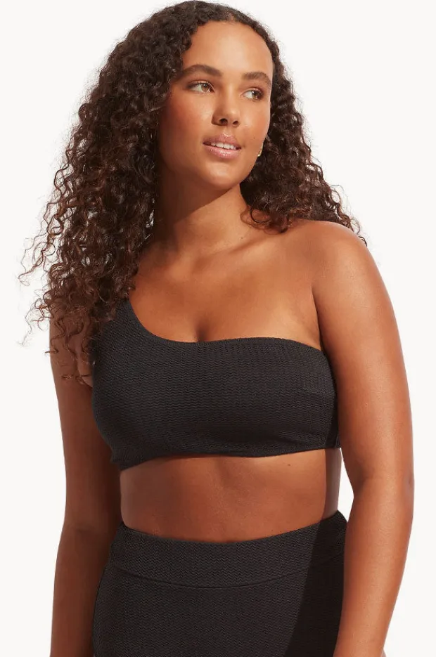 Women Seafolly Sea Dive One Shoulder Bandeau