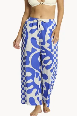 Women Sea Level Seascape Panelled Surf Pant