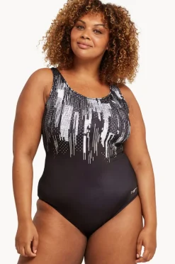 Women Zoggs Shimmer Scoopback One Piece