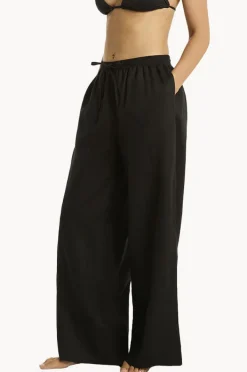 Women Sea Level Shore Linen Palazzo Pant