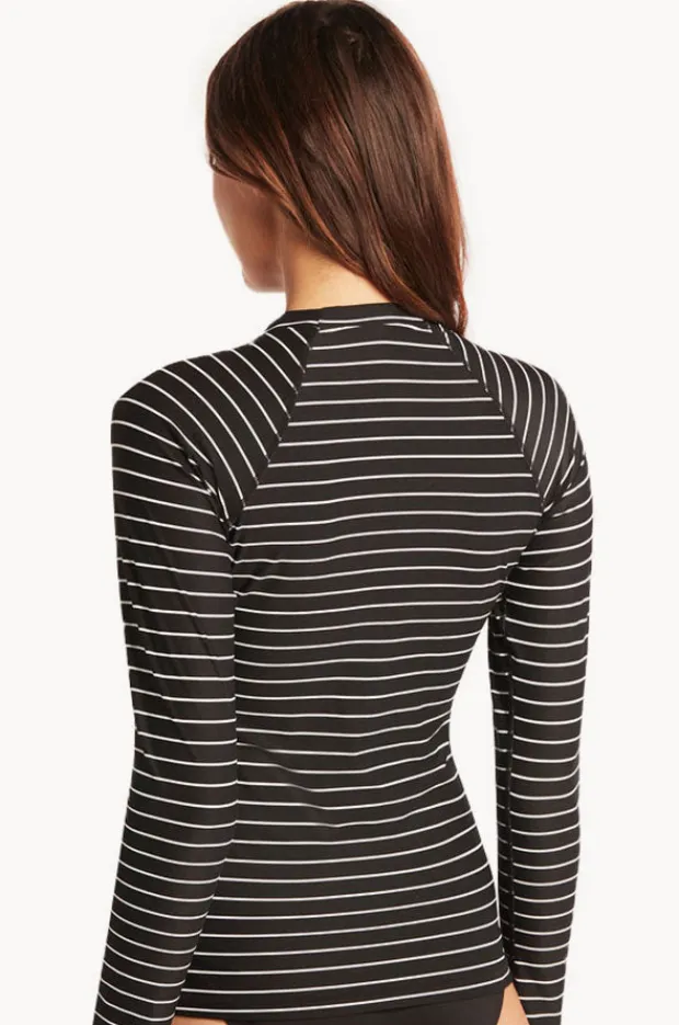 Women Sea Level Shoreline Long Sleeve Suntop