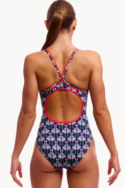 Women Funkita Sitting Duck Diamond Back One Piece