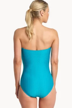 Women Jantzen Sky High Bar Bandeau One Piece