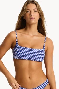 Women Sea Level Solara Square Neck Bralette