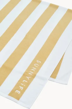 Women Sunny Life Stripe Beach Towel