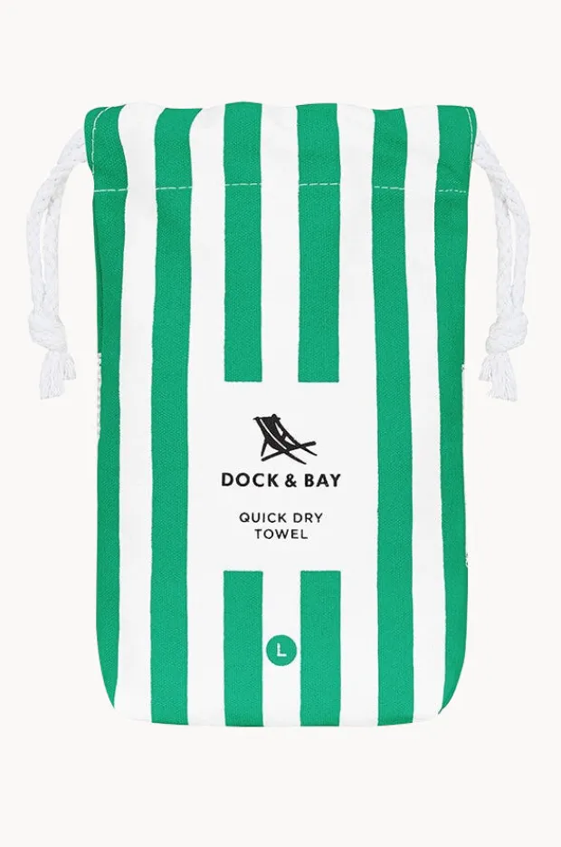 Women Dock And Bay Stripe Cabana Microfibre Towel