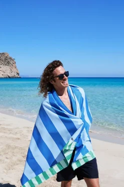 Women Dock And Bay Stripe Clubhouse Microfibre Towel