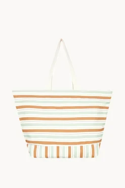Women Roxy Stripy Beach Bag