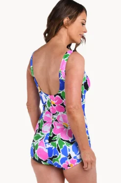 Women Maxine Summer Splash Floral Shirred One Piece