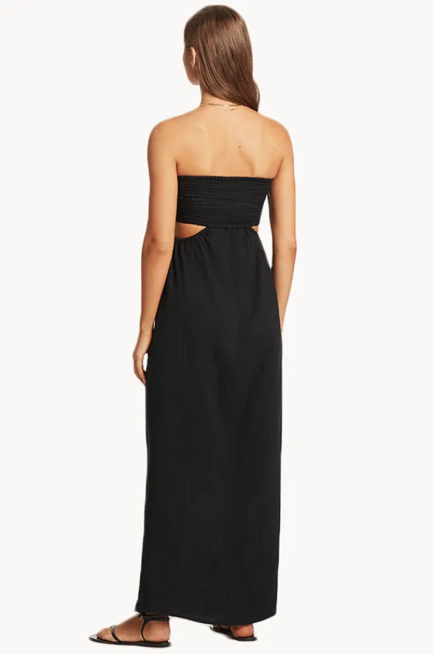Women Sea Level Sunset Bandeau Dress