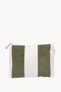 Women Sunny Life The Vacay Stripe Terry Beach Pouch