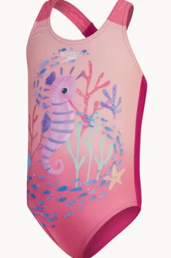 Speedo Toddler Girls Digital Printed One Piece