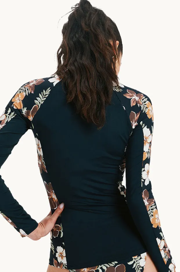 Women Roxy Tropical Feels Long Sleeve Suntop