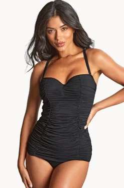 Women Panache Tulle Marilyn F Cup Twist Bandeau One Piece