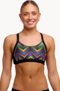 Women Funkita Up Down DD/E Cup Hold Steady Crop