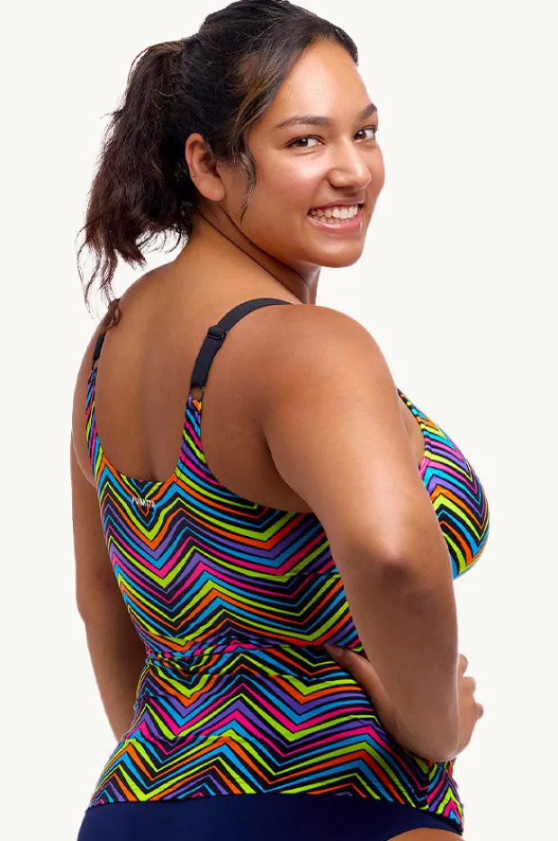 Women Funkita Up Down Scoop Neck Tankini Separate